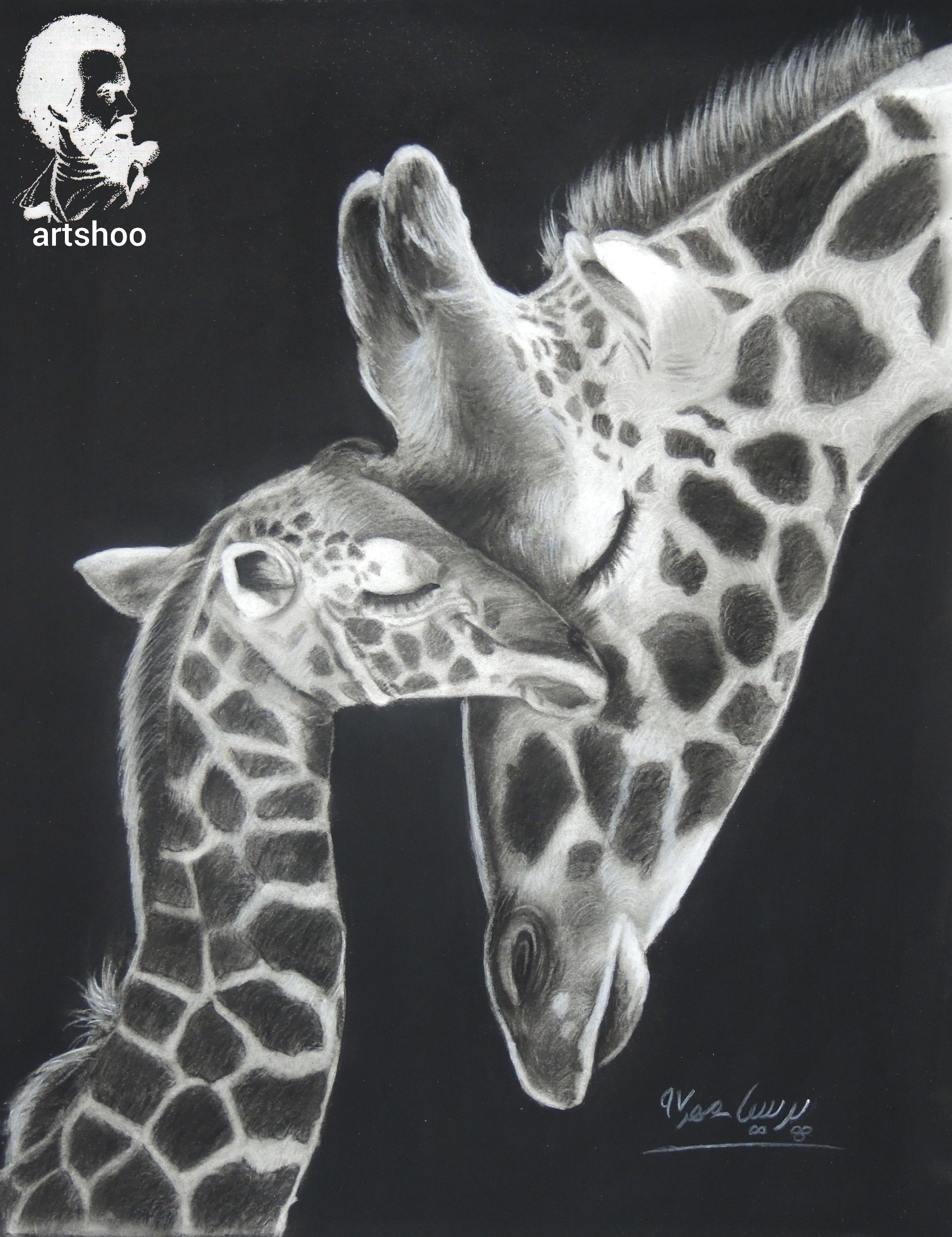 نقاشی سیاه قلم